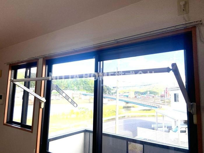 セジュール築地の設備|室内物干しスペースです◆