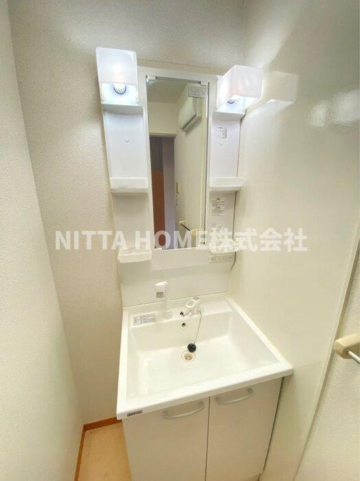 セジュール築地の洗面所|独立洗面台ありますよ(^^♪