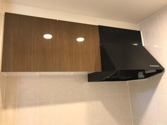 パーチェのキッチン|吊り戸棚