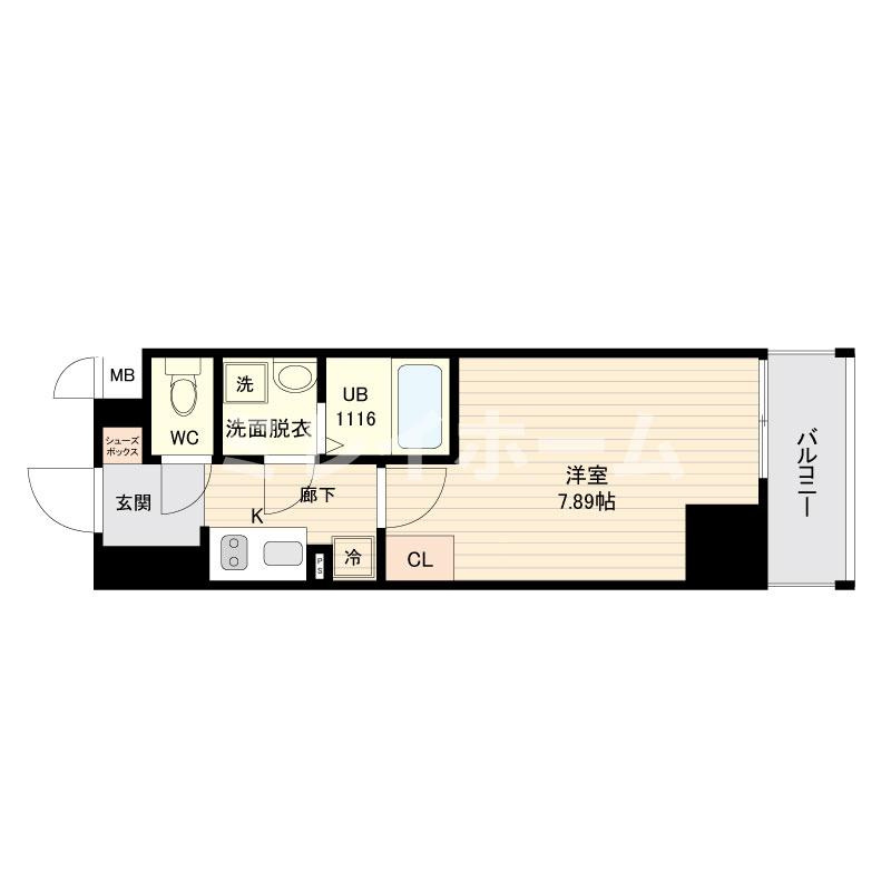 オープンブルーム品川南大井の間取り