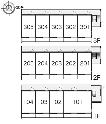 【区画図】 | クレイノ石原橋