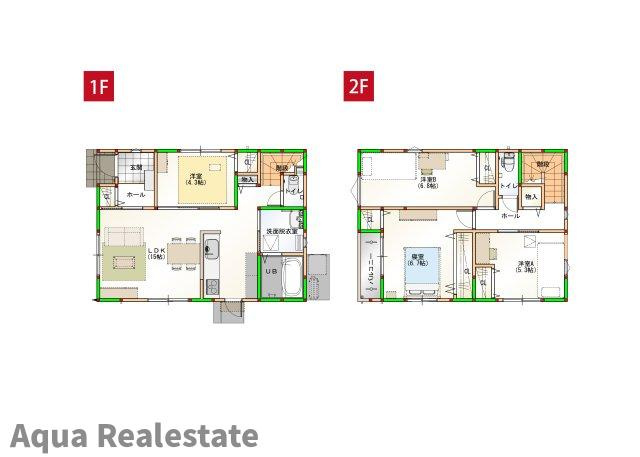 オール電化デザイナーズハウス高松市高松町⑦の間取り|こちらの居間で趣味の時間をお楽しみください