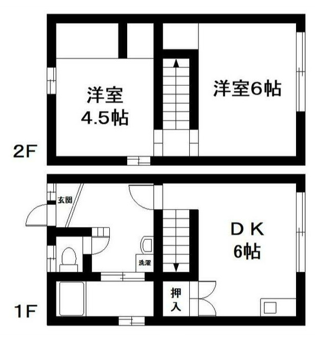 夢前メゾネットの間取り