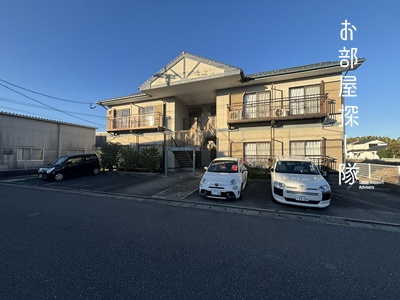 久留米市山川安居野３丁目の一棟アパートの外観|南棟