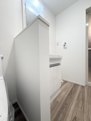 CASA上津の洗面所|開放的な洗面所・脱衣室