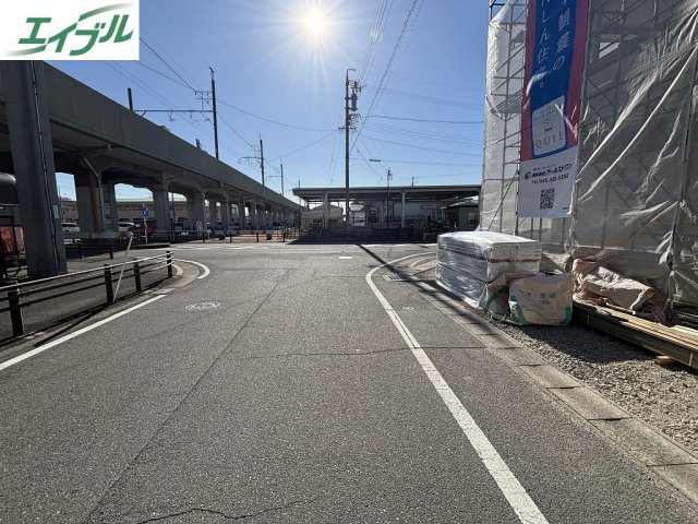 小牧市大字岩崎　新築戸建の前面道路含む現地写真|前面道路含む現地写真です