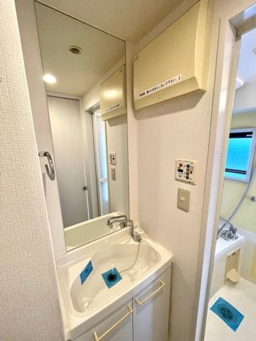 新品家具付きマンション市谷薬王寺町8(KaGood東京)の洗面所