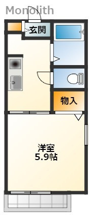 プチメゾンくずのはの間取り