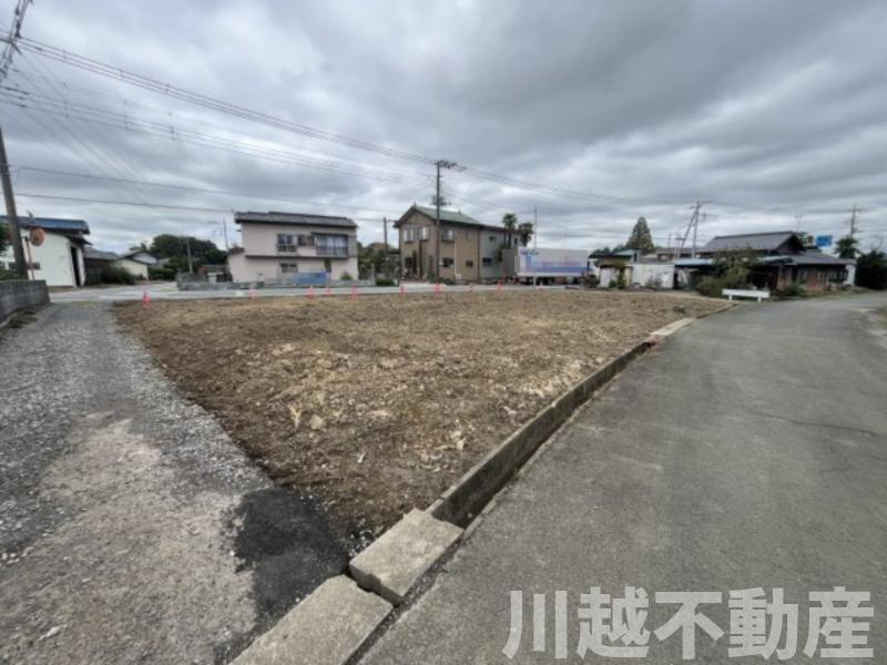 【誰でも購入可能】約90坪整形地で自由な間取が叶う土地の外観|現況更地、見通しの良い場所にあります
