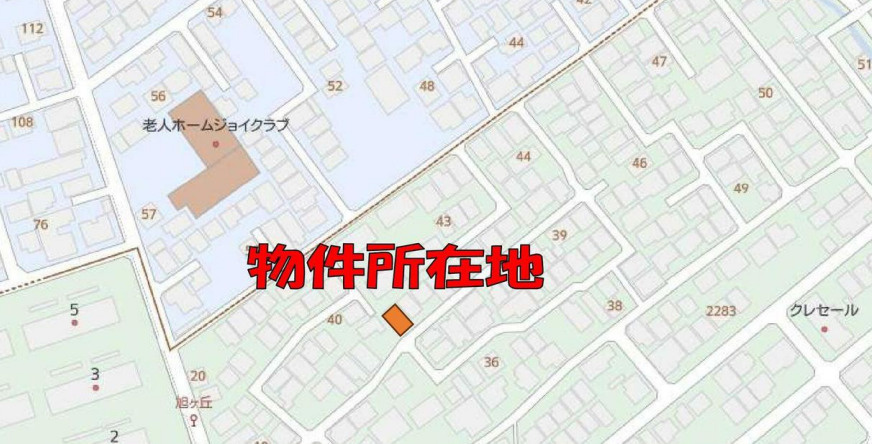 売土地　静岡市清水区押切の地図