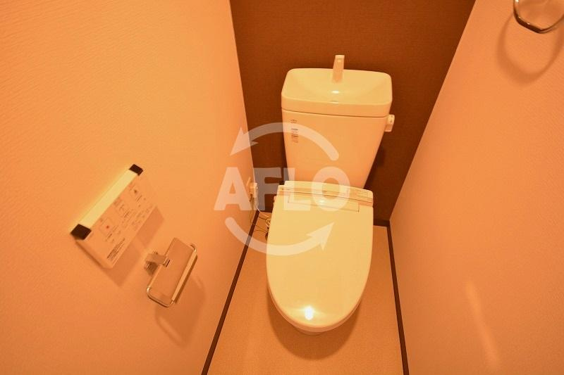 アドバンス大阪城アンジュのトイレ|アドバンス大阪城アンジュ　温水洗浄便座