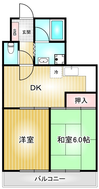 トーカンマンション松原｜名古屋市の賃貸ならMy賃貸の間取り|トーカンマンション松原