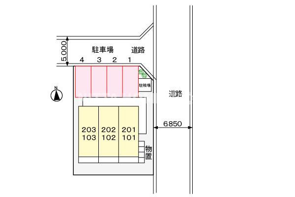 ナリッシュの区画図
