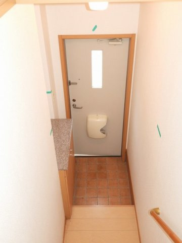 ヒルサイド　Ｂの玄関|毎日通る玄関はこちらです