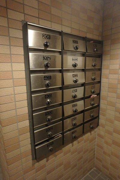 コーポ向島のロビー|メールボックス