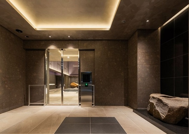 港区海岸１丁目の賃貸マンションのその他|エントラス入口