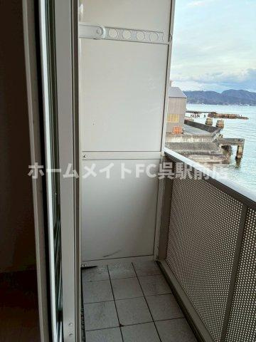 オーシャンビュー駿河のバルコニー