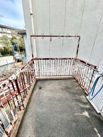都島区毛馬テラスハウスのバルコニー