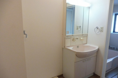 【洗面所】 | ディアコートA | 広い洗面スペース※別号室の写真になります