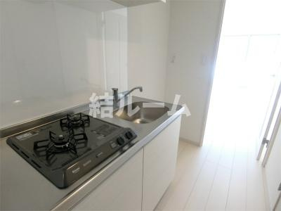 坂戸市関間１丁目の賃貸マンションのキッチン