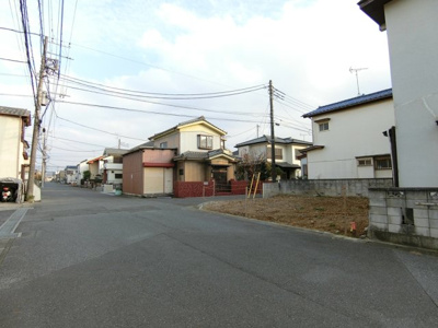 【前面道路含む現地写真】 | 松戸市　古ケ崎４丁目売地