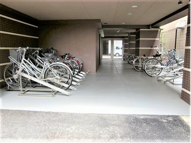 メイクスデザイン上石神井のその他共用部分|自転車置場です