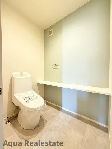 オール電化デザイナーズハウス高松市三谷町④のトイレ|トイレもきれいです