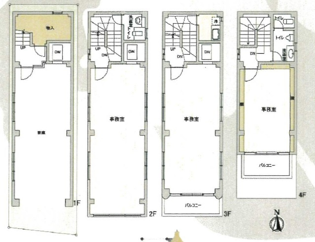 大阪市阿倍野区阪南町５丁目の倉庫の間取り