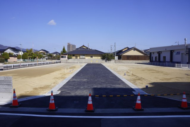 出雲市渡橋町　全8区画分譲地　建築条件無し　残り1区画！の外観|令和8年2月19日現在　（造成工事が完了しました）