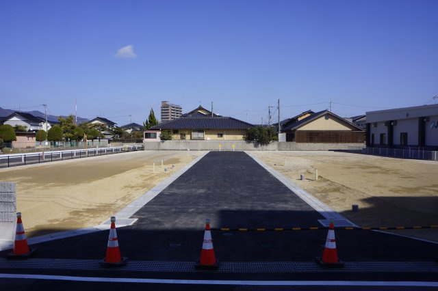 出雲市渡橋町　全8区画分譲地　建築条件無し　残り1区画！の外観|令和8年2月19日現在　（造成工事が完了しました）