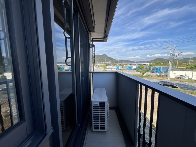 クローバーシャトレのバルコニー