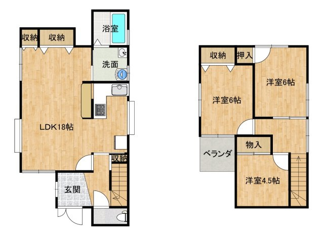 【間取り】の画像