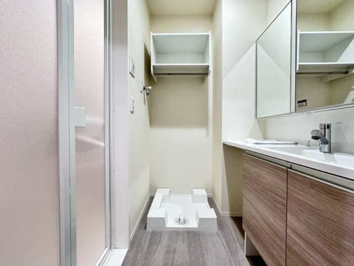 プラム86の洗面所