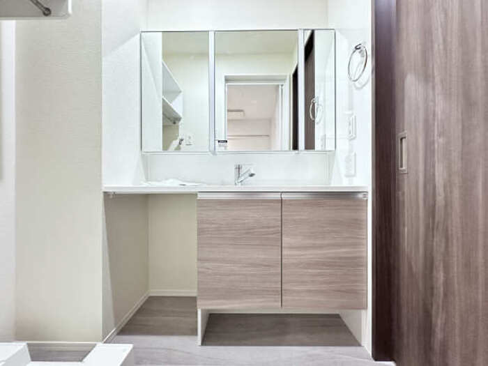 プラム86の洗面所