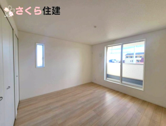 クレイドルガーデン那須塩原市下厚崎第2　2号棟の洋室|2階　8帖の洋室になります						
