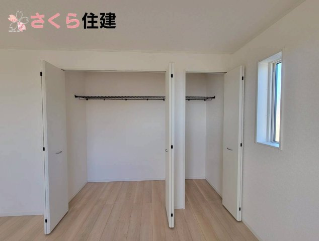 クレイドルガーデン那須塩原市下厚崎第2　2号棟の収納|各居室には充実の収納設備が揃っています◎
