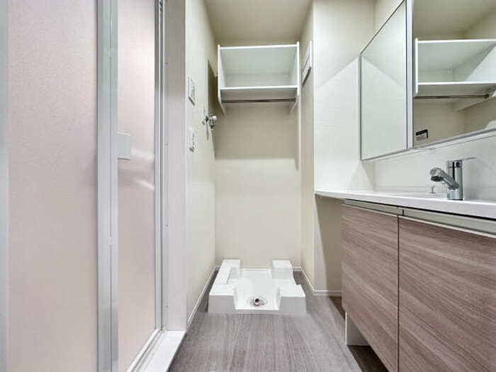 プラム86の洗面所