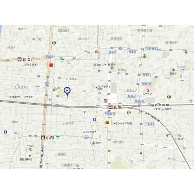 みおつくし布施の地図