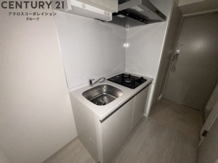 2口ガスコンロ付で機能的なキッチンです！