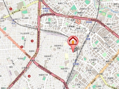 【地図】 | グローリオシェルト池袋本町