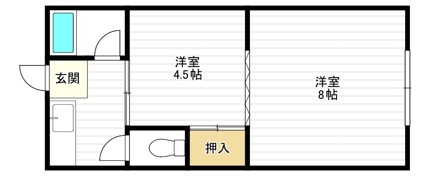 今井荘の間取り