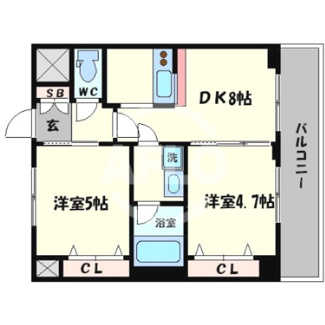【間取り】 | エステムプラザ難波WESTⅡプレディア | エステムプラザ難波WESTIIプレディア 間取り　
