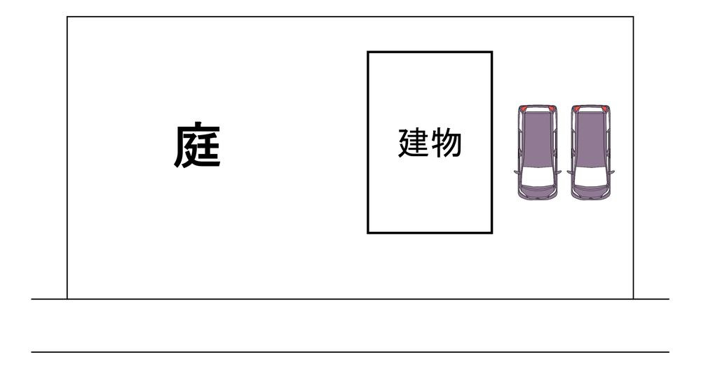 近江八幡市小田町　中古戸建の区画図