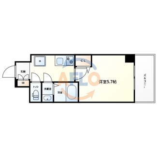 【間取り】 | Le-Bear天王寺東 | Le-Bear天王寺東　開放感のある間取り