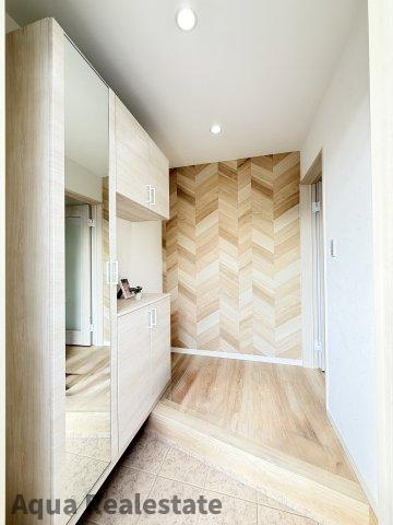 高松市一宮町の新築一戸建のキッチン|コンパクトなキッチンで掃除もラクラク