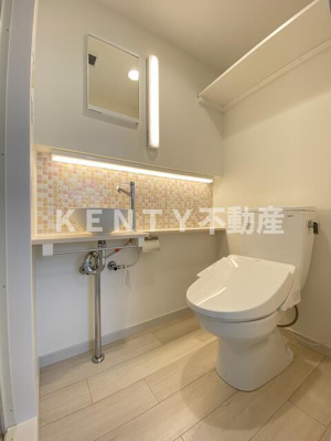 【トイレ】 | ジュリアス大森中 | 清潔感のあるトイレです