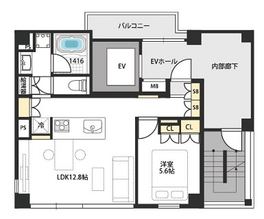 Kyobashi　View　Residenceの間取り|Kyobashi　View　Residence　間取り