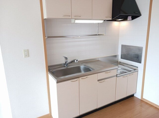 【キッチン】 | ハピネスＢ | コンパクトなキッチンで掃除もラクラク