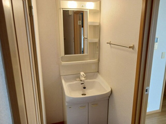 【洗面所】 | ハピネスＢ | 洗面所です