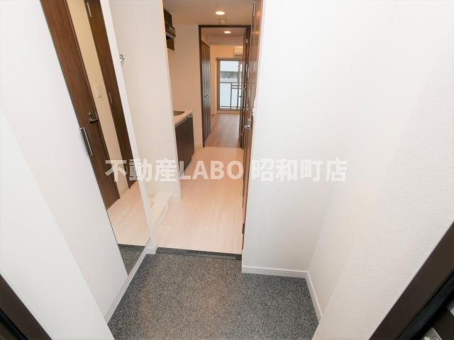 プレサンス上町台　夕陽丘の玄関